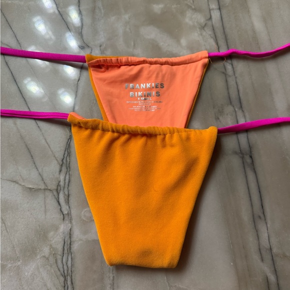 Frankies Bikinis Tia Terry Tie Bottoms - Picture 1 of 1